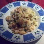 Basmati gamberetti e asparagi