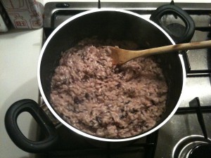 Risotto della Chiara, radicchio e gorgonzola