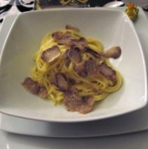 tagliolini al tartufo marzolino